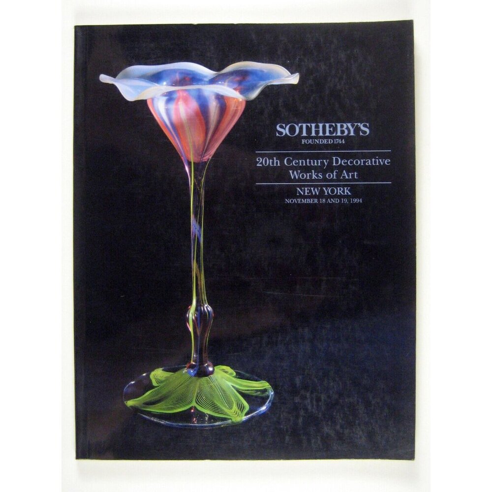 Sothebys Auction Catalog 1994 New York 20th Century Decorative Art 6628 Tiffany